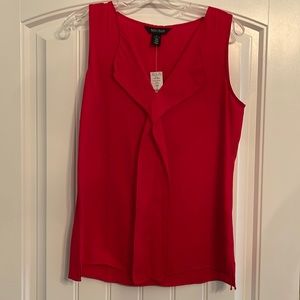 White House Black Market Flat Flounce Shell